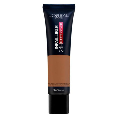 Kasvojen korjaaja Infaillible 24h  L'Oreal Make Up 340 Copper Matta