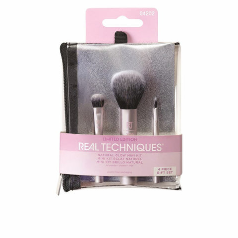 Meikkiharjasetti Real Techniques Natural Glow Mini (4 pcs)