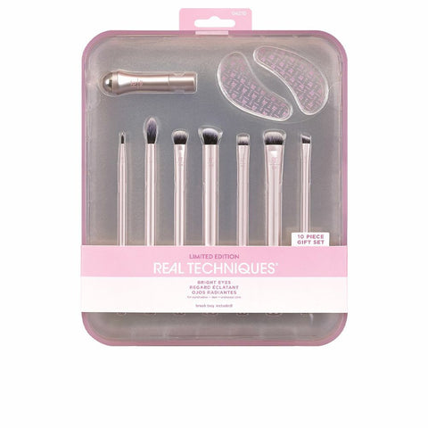 Meikkiharjasetti Real Techniques Bright Eyes (10 pcs)