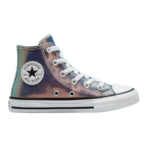 Lasten urheilukengät Converse Iridescent Glitter Chuck Taylor Turkoosi