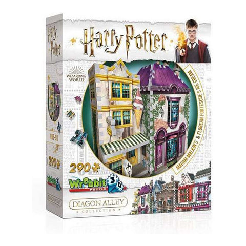 3D-palapeli Harry Potter Madam Malkin's & Florean Fortescue's Ice Cream Wrebbit (209 pcs)