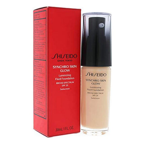 Nestemäinen meikin pohjustusaine Synchro Skin Glow Shiseido N3 (30 ml)