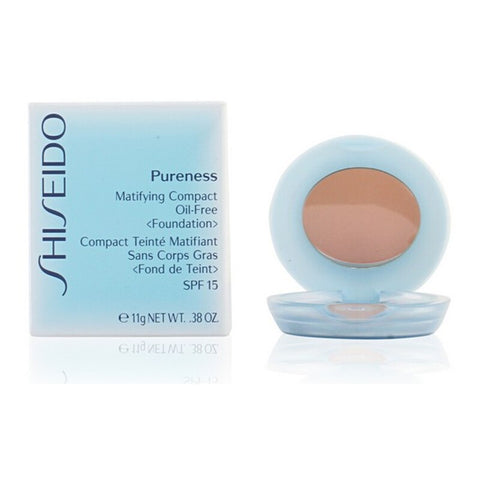 Puuterimeikinpohjustustuote Shiseido Pureness Matifying Compact Nº 20