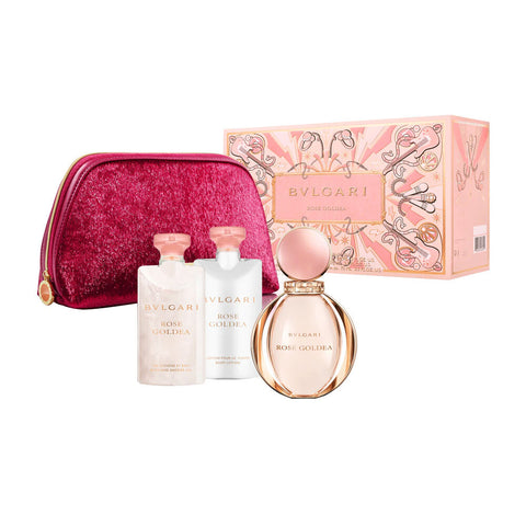 Naisten parfyymisetti Bvlgari Rose Goldea (4 pcs)