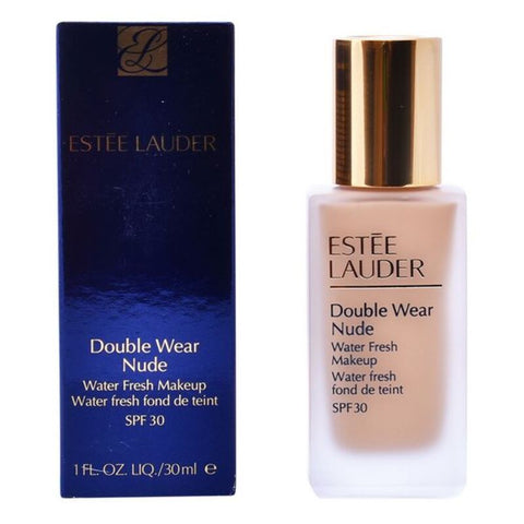 Nestemäinen meikin pohjustusaine Double Wear Nude Water Fresh Estee Lauder 3W1-Tawny SPF 30 (30 ml)