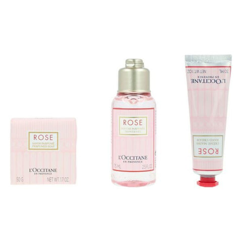 Naisten kosmetiikkasetti Rose Roger & Gallet (3 pcs)