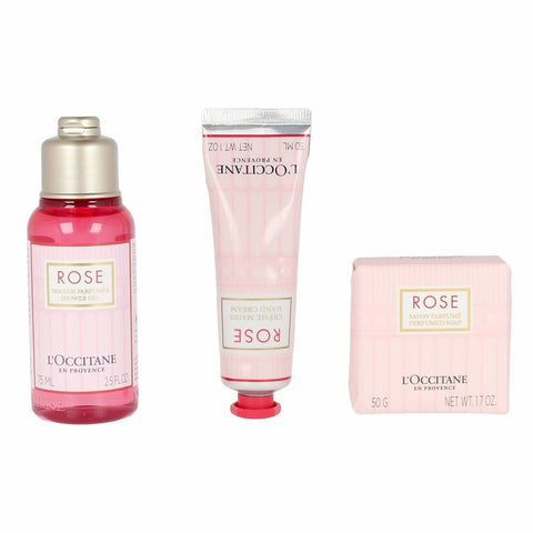 Naisten parfyymisetti L'Occitane En Provence Rose (3 pcs)