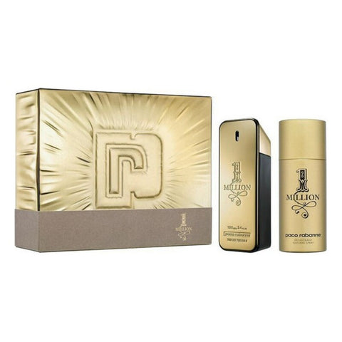 Miesten parfyymisetti 1 Million Paco Rabanne EDT (2 pcs) (2 pcs)