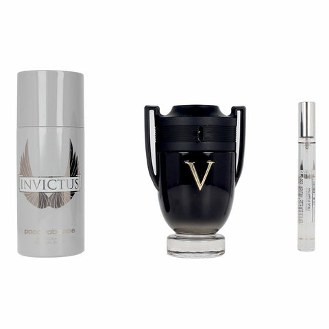 Miesten parfyymisetti Paco Rabanne Invictus Victory (3 pcs)