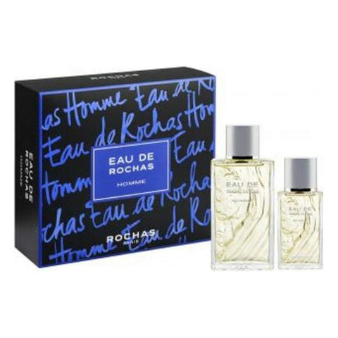 Miesten parfyymisetti Eau De Rochas Homme Rochas (2 pcs)