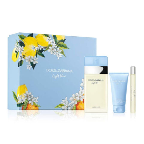 Naisten parfyymisetti Dolce & Gabbana Light Blue (3 pcs)