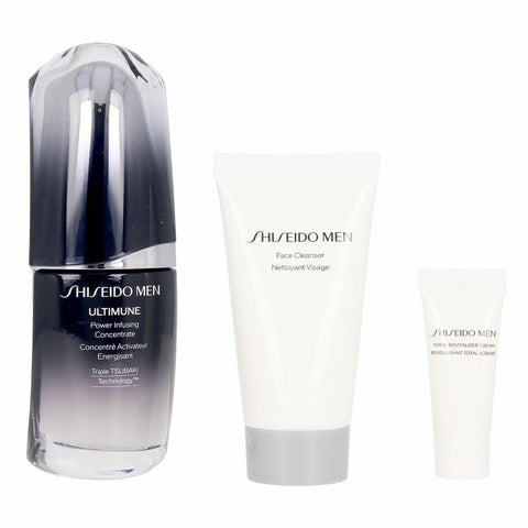 Miesten kosmetiikkasetti Shiseido Men Ultimune Power Infusing (4 pcs)