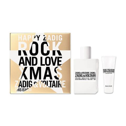 Naisten parfyymisetti Zadig & Voltaire This Is Her Rock and Love Xmas (2 pcs)