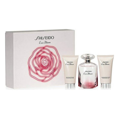 Naisten parfyymisetti Ever Bloom Shiseido EDP (3 pcs) (3 pcs)