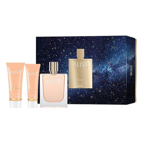 Naisten parfyymisetti Alive Hugo Boss EDP (3 pcs) (3 pcs)