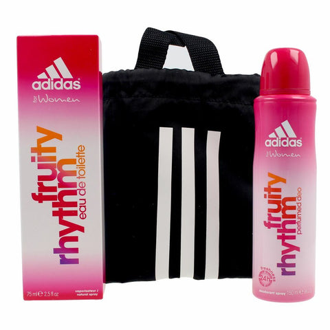 Naisten parfyymisetti Fruity Rhythm Adidas (3 pcs)