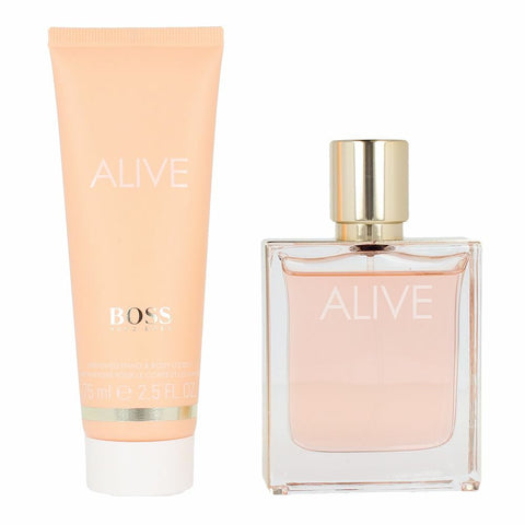 Naisten parfyymisetti Hugo Boss-boss Alive (2 pcs)