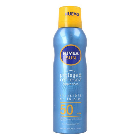 Suihke aurinkosuoja Sun Protege & Refresca Nivea 50 (200 ml)