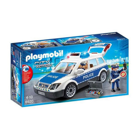 Auto valolla ja äänellä City Action Police Playmobil 6920 Valkoinen