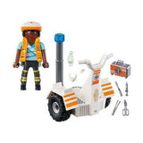 Playset City Life Emergency Balance Racer Playmobil 70052 (20 pcs)