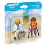 Nuket City Life Doctor And Patient Playmobil 70079 (6 pcs)