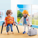 Nuket City Life Doctor And Patient Playmobil 70079 (6 pcs)