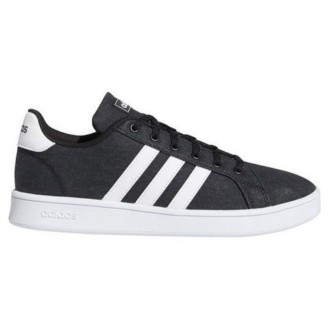 Lasten urheilukengät Adidas Grand Court Musta Unisex