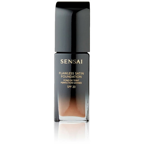 Nestemäinen meikin pohjustusaine Lawless Satin Foundation Sensai 205-Mocha beig (30 ml)