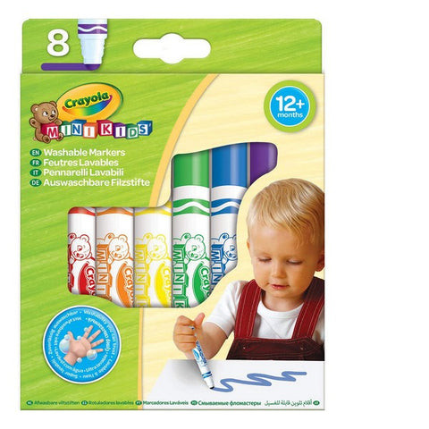 huopakärkiset kynät Crayola Mini Kids (8 pcs)