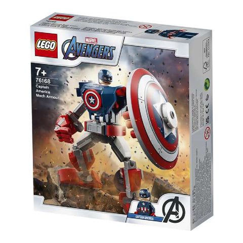Playset Captain America Mech Armor Lego 76168 (121 pcs)