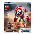 Playset Captain America Mech Armor Lego 76168 (121 pcs)