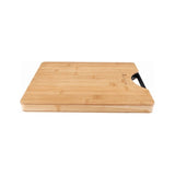 Leikkuulauta Masterpro Foodies Ruskea Bambu (35 x 25 x 3 cm)