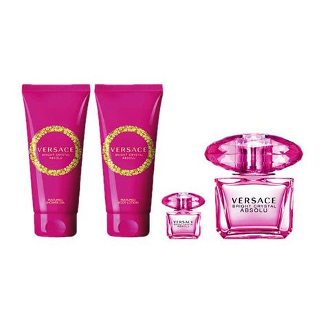 Naisten parfyymisetti Versace Bright Crystal (4 pcs)