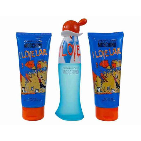 Naisten parfyymisetti Cheap and Chic I Love Love Moschino (3 pcs)