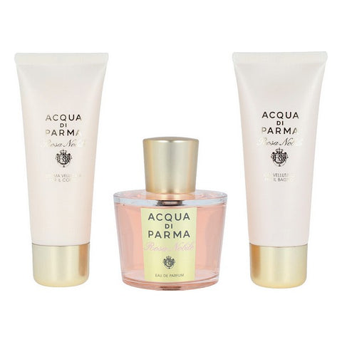 Naisten parfyymisetti Rosa Nobile Acqua Di Parma (3 pcs)