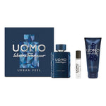 Miesten parfyymisetti Uomo Urban Feel Salvatore Ferragamo EDT (3 pcs) (3 pcs)