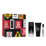 Miesten parfyymisetti 212 VIP Black Carolina Herrera (3 pcs)