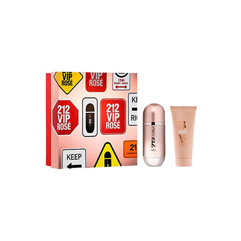 Naisten parfyymisetti 212 VIP Rosé Carolina Herrera EDP (2 pcs)