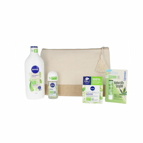 Unisex kosmetiikkasetti Nivea Naturally Good (5 pcs)