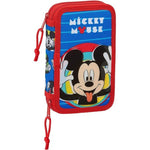 Kynäkotelo Mickey Mouse Clubhouse Me Time Sininen Punainen (28 pcs)