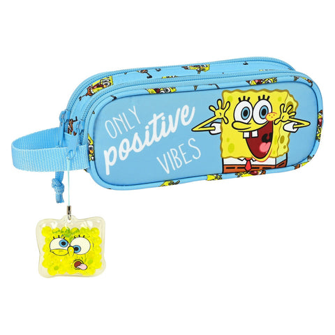 Double Tote Holder Positive Vives Spongebob Keltainen Vaaleansininen