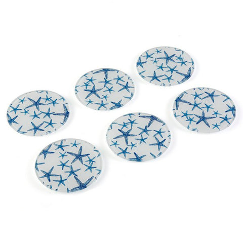 Lasinaluset Blue Sea Kristalli (6 pcs)