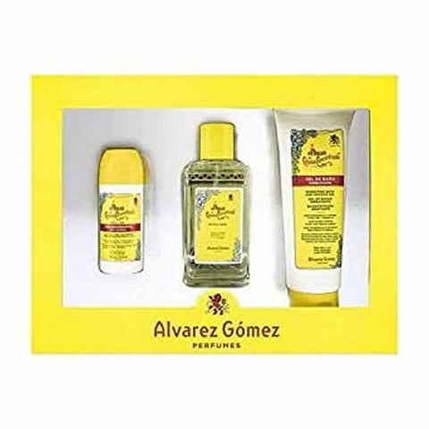 Unisex parfyymisetti Agua de Colonia Concentrada Alvarez Gomez (3 pcs)