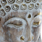 Koristehahmo Dekodonia Bambu Rauta Buddha (31 x 15 x 67 cm)