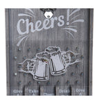 Pullonavaaja DKD Home Decor Cheers! Puu MDF (2 pcs) (33 x 7 x 46 cm)