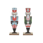 Koristehahmo DKD Home Decor Puu (2 pcs) (11 x 6 x 30 cm)