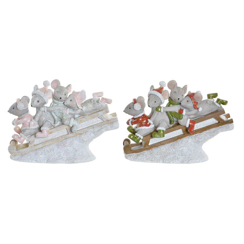 Koristehahmo DKD Home Decor Hartsi (2 pcs) (15.5 x 5.5 x 11 cm)