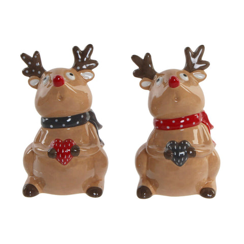 Koristehahmo DKD Home Decor Poro (2 pcs) (8.3 x 8 x 13 cm)