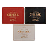 Tabletti DKD Home Decor Cheese Valkoinen Musta Punainen Korkki (3 pcs) (40 x 30 x 0.5 cm)