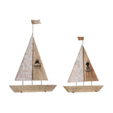 Koristehahmo DKD Home Decor Kynttiläkone Alumiini Mangopuu (2 pcs) (36.5 x 10 x 54 cm)